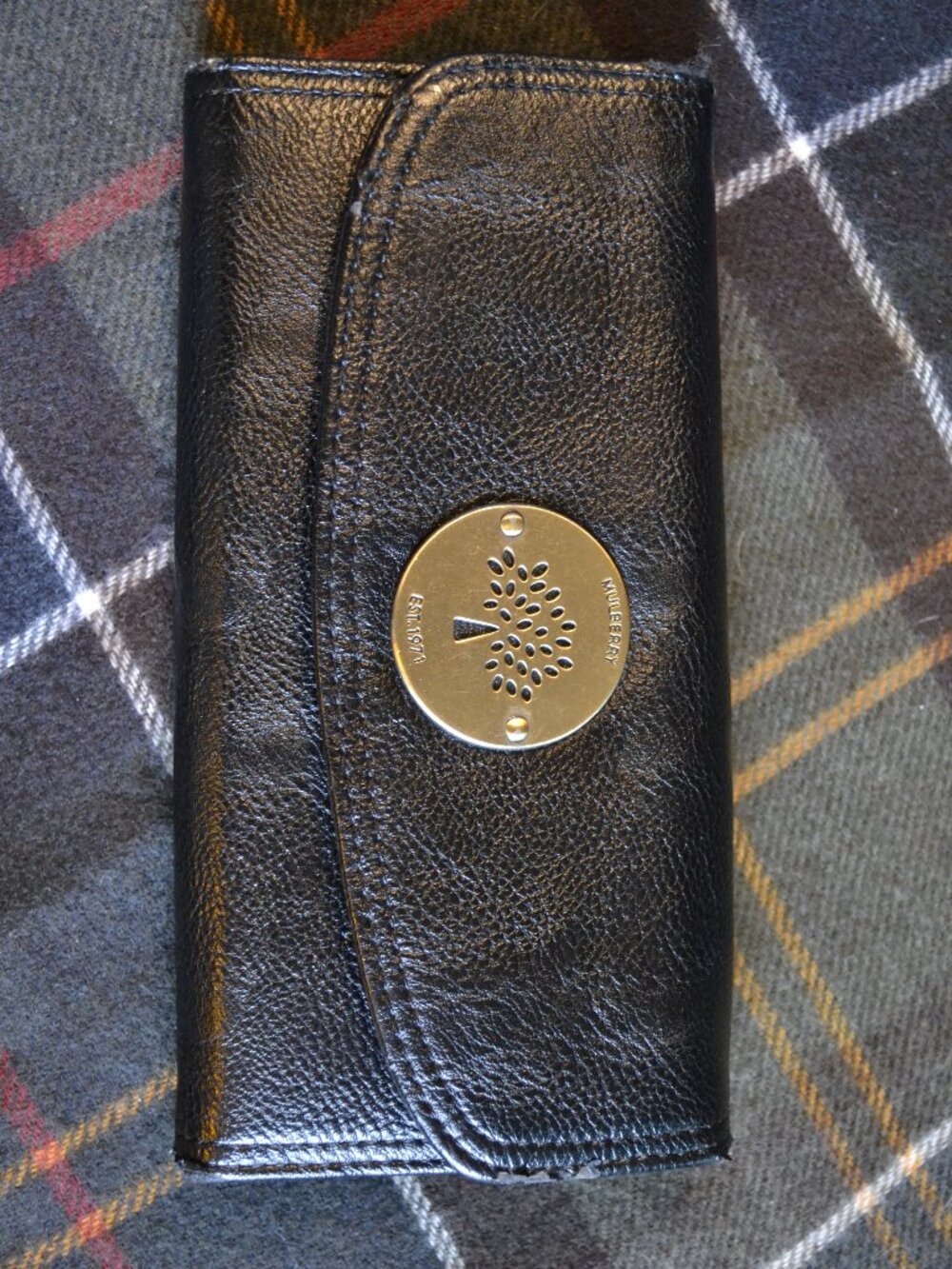 Mulberry Continental Wallet (Tree Plaque version)